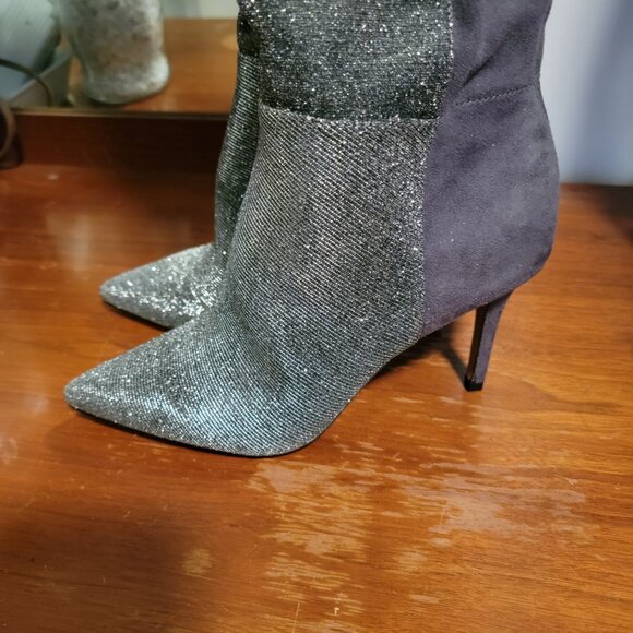 Jessica Simpson Womens Amriena Stiletto Over-The-Knee Boots Gray - Picture 8 of 15